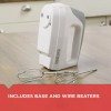 BLACK+DECKER Lightweight Hand Mixer, White, MX1500W