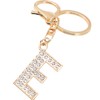 HAORQEE Alphabet Keychain Initial Letter Keyring Gifts for Women Teenage