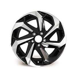 New Single 17" 17x7.5 Alloy Wheel for Honda Accord 2016 2017 Machined Black OEM Quality Replacement Rim