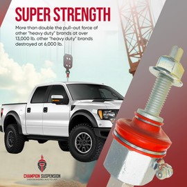 Champion Suspension PAIR Front CODE RED EXTREME Sway Bar Link Kit FITS F-150 4WD 2005-2008, Mark LT 4WD 2006-2008, K80338 Bushings Made In USA