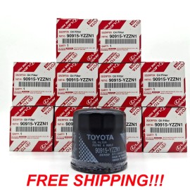 Toyota GENUINE OEM TOYOTA LEXUS SCION OIL FILTER 90915-YZZN1 (SET OF 10) FREE SHIPPING!
