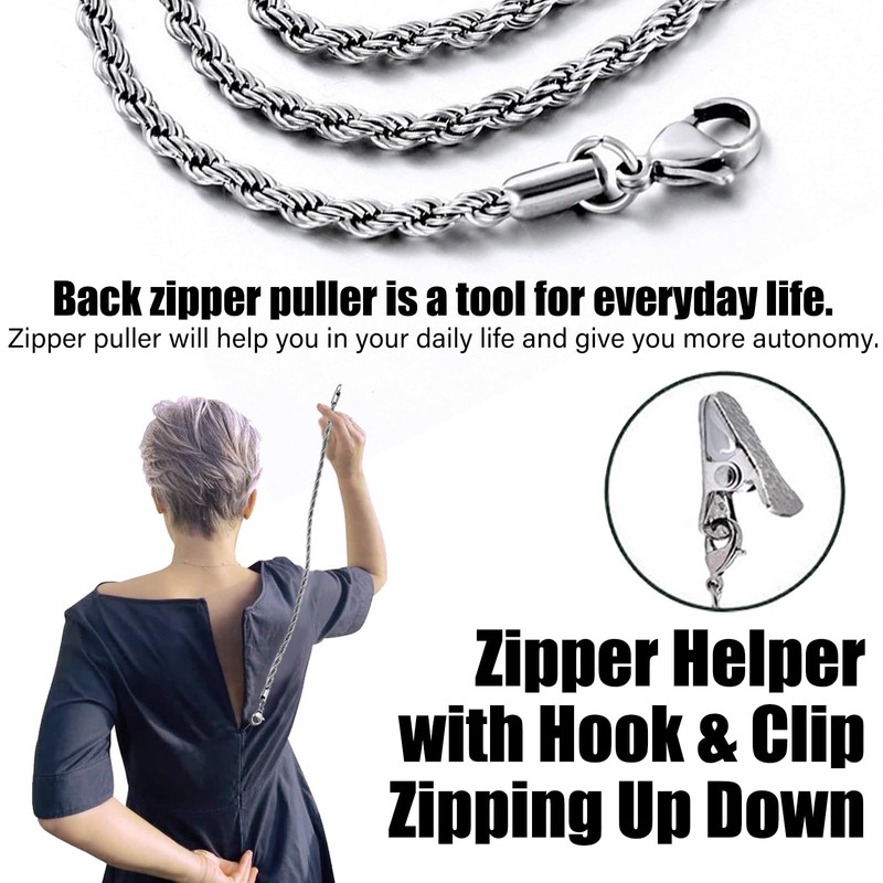 Tuxiaobu Dress Zipper Helper Zipper Pulls for Dresses Boots Back