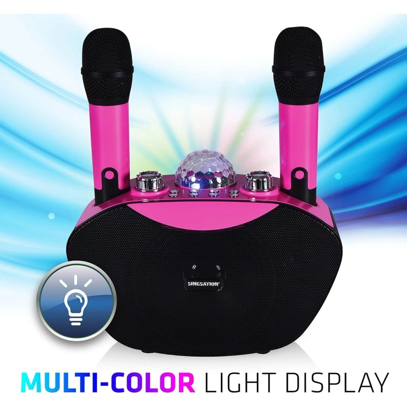 Singstation Bluetooth Karaoke Music Machine 5.0 Singstation Singing Disco Kids