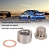 Oxygen Sensor Adapter Metal Mounting Bung Plug Gasket Fittings Auto