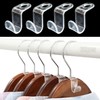 Clothes Hangers Space Saving, Pack of 60 Clothes Hangers Hook