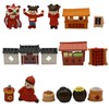 Pinenjoy 21Pcs Miniature Chinese New Year Figurines Mini Spring Festival