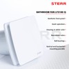 STERR - Quiet Bathroom Fan 100 mm / 4" -
