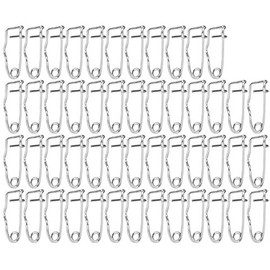 Hyuduo Pasadores de Seguridad de 50 Piezas de Calidad Superior, Pernos de Ropa de Acabado de Metal de Diseño Único, El Mejor Kit de Accesorios de Costura para El Hogar, La Oficina(22Mm)