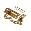 DOOR SAFETY SECURITY CHAIN GUARD PEEP BOLT LOCK EB BRASS PLATED