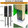 Wocepu 2 Pack Heavy Duty Stainless Steels U-Shape 4"x4"(Actually 4"x4")