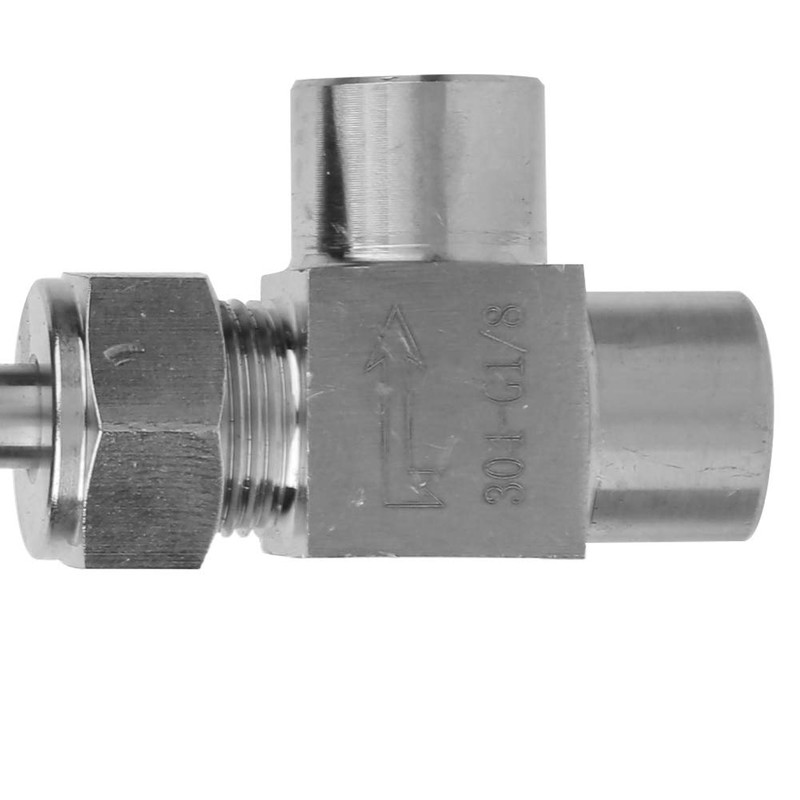 BSPP Shut Off Needle Valve Female Thread Angle Type Stop