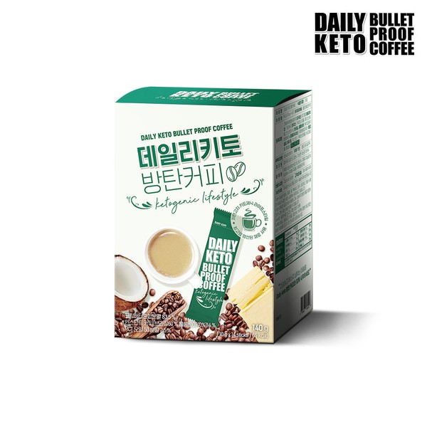 Daily Keto Bulletproof Coffee Unsalted Butter MCT Oil (14 packets) 1 box, single item / 데일리키토 방탄커피 무염버터 MCT오일(14포) 1박스, 단품