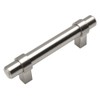 Cosmas 161-3SN Satin Nickel Contemporary Bar Cabinet Handle Pull -