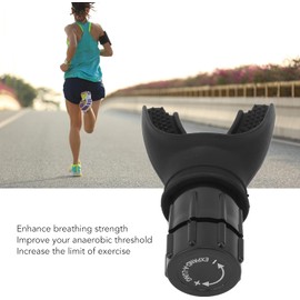 Oxyfit Breathing Lung Trainer - Oxygen Flow Breathing Trainer Lung Exerciser Device Improve Lung Capacity Handheld Lung Expansion Training Tool for Respiratory Therapy (Black) Personal healthmisc