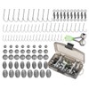 FOLANDO 101-Piece Saltwater Fishing Rig Kit - Surf Casting weights+