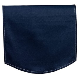 Classic Home Store Half Panama Cotton Jumbo Chair Back Antimacassar Sofa Furniture Cover (Navy Blue)