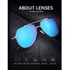 Aviator Sunglasses for Men and Women Trendy Polarized Aviator Sunglasses