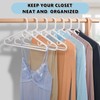 Amber Home 36 Pack Super Heavy Duty Plastic Hangers, White