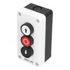 Sattie Momentary Push Button Switch Station Box, 3/4-Way, IP32 Waterproof,