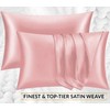 Pamposh Satin Silk Pillowcases for Hair and Skin, Standard Size