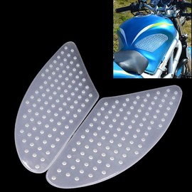 ELIFEPARTS Universal Motorcycle Knee Grip Pad, Side Tank Pad, Compatible with CBR600, 1000RR, CB400, General Purpose, Transparent