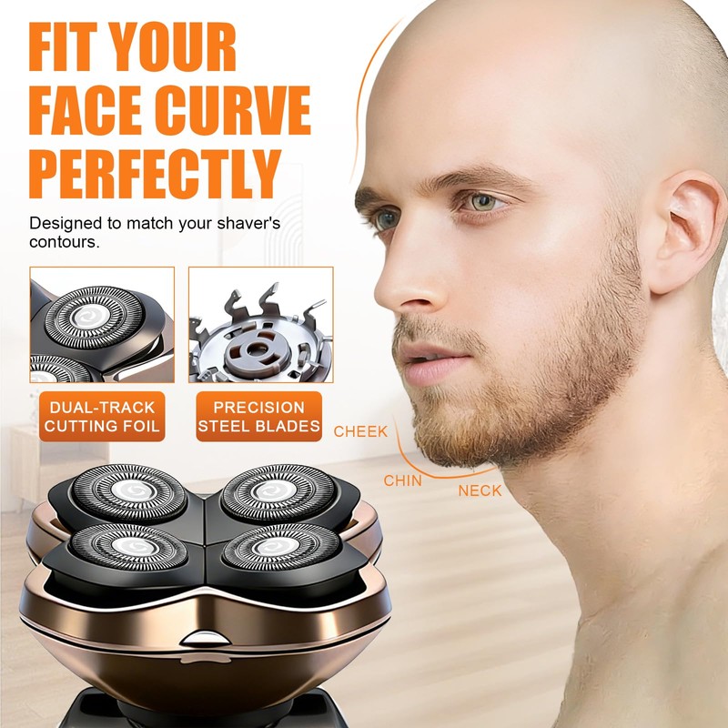 Replacement Blade Shaver PRO 4 Head for Electric Shaver Compatible