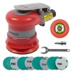 Pneumatic random orbital sander 3-inch light weight palm sander 3/32"
