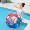 Float Ring, For Kids, Adults, O-Shaped, Swimming, Diamond Pattern, Glitter,