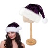 Santa Hat Christmas Hats for Kids and Adults,Shiny Sequin Xmas