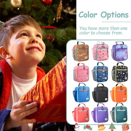 CaCTOUR Lunch Box Kids,Premium Insulated Lunch Bag for Girls Boys,Soft Bag Mini Cooler Back to School Thermal Reusable Lunch Bag for Work School Picnic (Light Green)