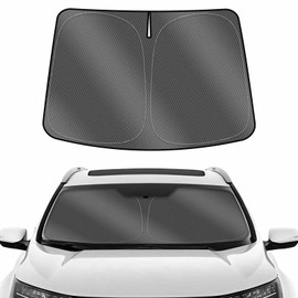 Karltys Car Reflective Windshield Sun Shade for 2017-2022 Honda CR-V, UPF50+ Front Windshield Sunshade for Honda CRV Window Cover Foldable Sun Visor Protector Blocks 99% Sun Heat UV Rays