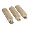 3Pcs Electric Guitar Single Coil Pickup Cover Copper Instrument Accessory