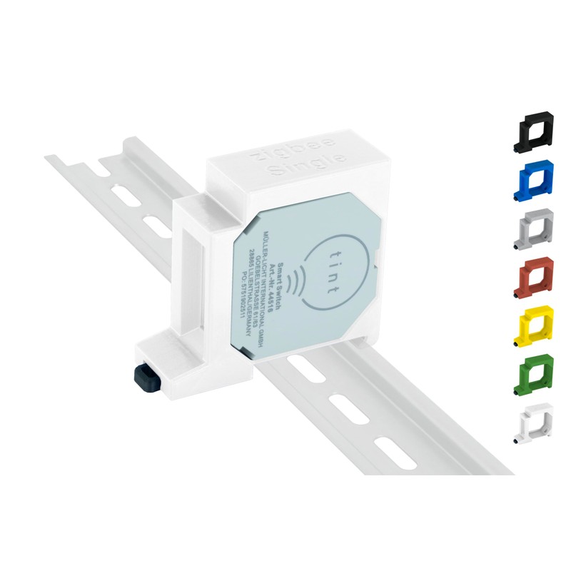 DIN Rail Mount / Adaptor Single for Zigbee Actuator DIN