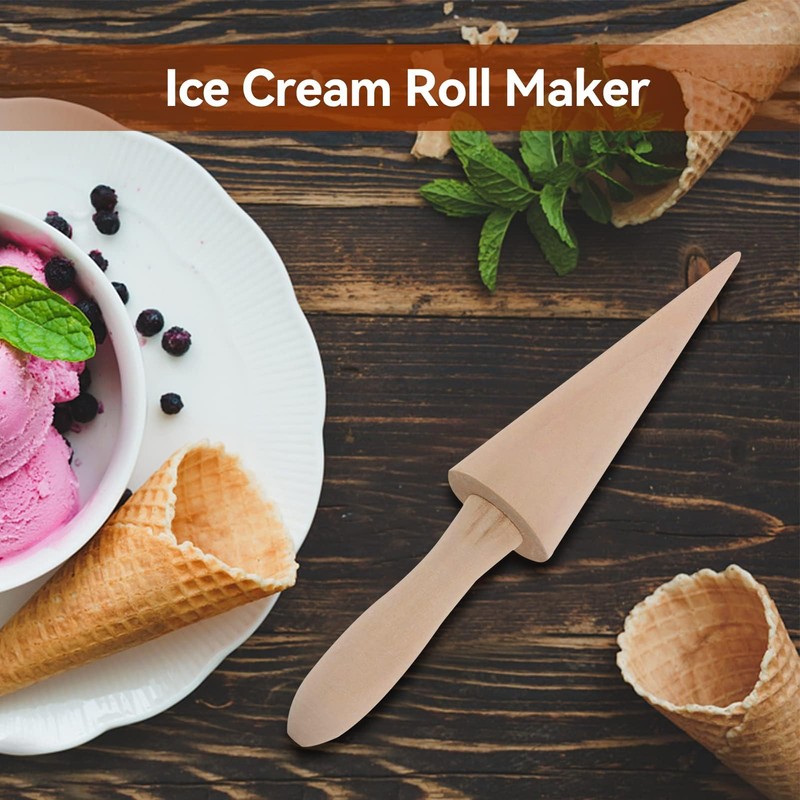 Waffle Cone Roller Ice Mould DIY Tools, Pizza Roller Waffle