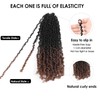 Yanky Twist Crochet Hair (8+10+12 inch)*3,Total 9 packs,Ombre Auburn,Pre-Looped Yankee