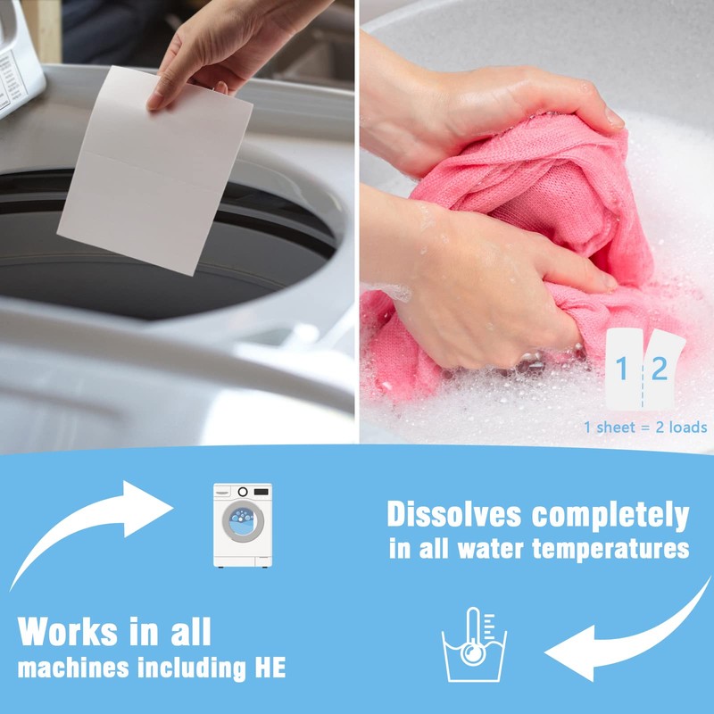 Laundry Detergent Sheets - Fresh Scent (240 Loads) Eco Detergent