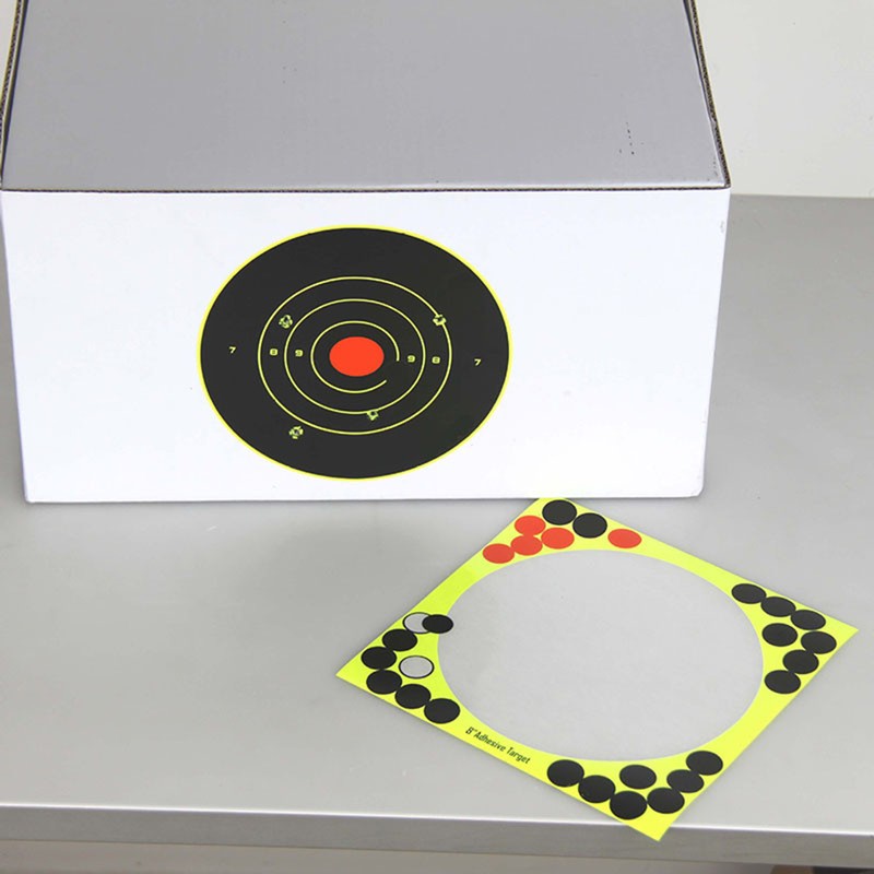 50PCS Self Adhesive Shotboard 8 inch Shooting Board Shooting Practice