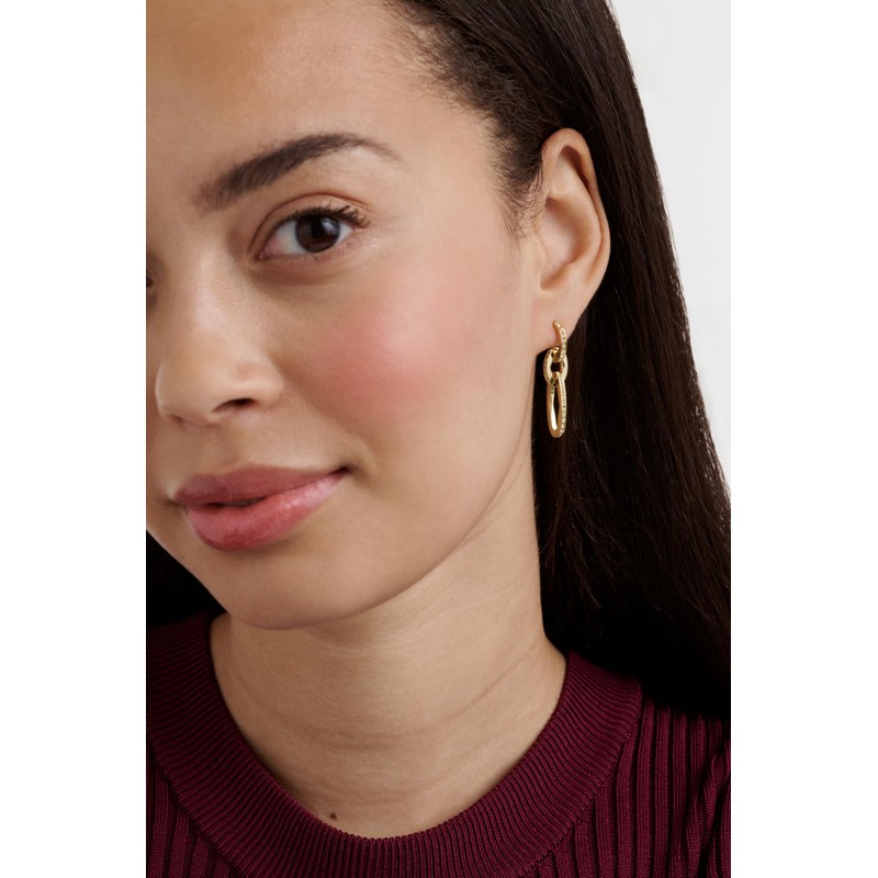Ted Baker Shirina Crystal Shimmer Drop Earrings for Women (Gold/Crystal)