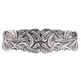 kkjoy KKJOY Metal Celtic Knot Barrettes Vintage Swirl Hair Clips Hand Crafted Spring Clip Hair Pin Headpieces Wedding Bridal Hair Accessories for Women Girls