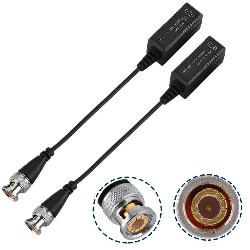 Zer one 1 Pair HD CVI/AHD/TVI Passive Transceiver Adapter Transmitter