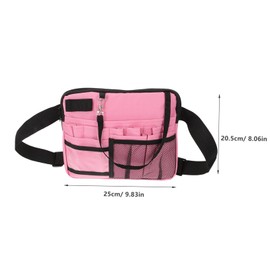 Operitacx Nurse Tool Waist Bag Ergonomic Fanny Pack with Multiple Pockets for Easy Storage Durable Material for Hospitals and Clinics