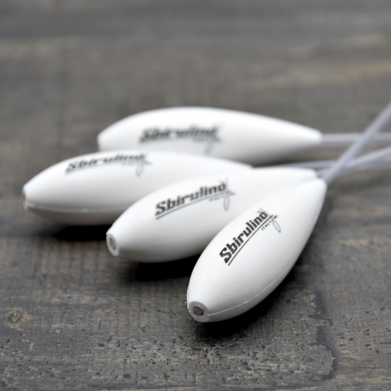 Sbirulino® Kit Set of 4 Floating Sbirolino (White) - Semi-Sinking