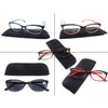 OLOMEE Reading Glasses Womens Colorful Ladies Sun Readers +2.50 Cheaters