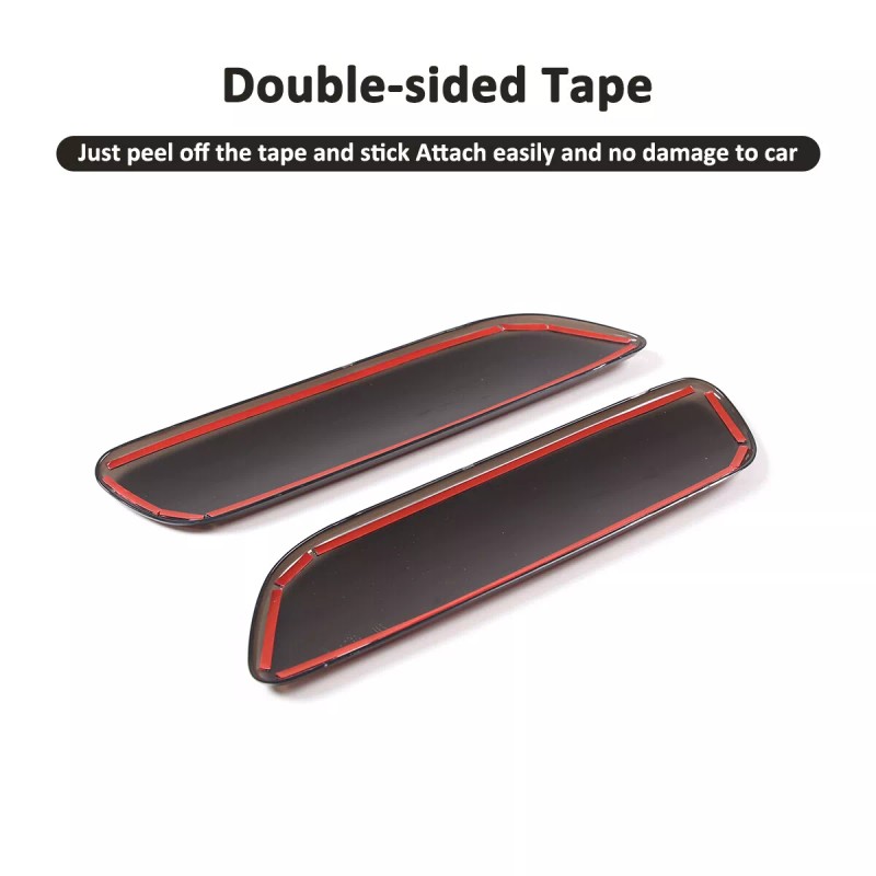 autotrim000 2PCS smoked black Reverse Light Blackout Kit Kit trim