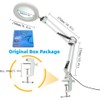 10X USB LED Magnifying Lamp with Clamp, 72 LEDs, Short