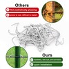 T-Post Clips Galvanized Steel Fence Clips 250 PCS 10 Gauge