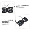 LALAFINA Portable Foldable Laptop Cooling Mat with Dual USB Fans