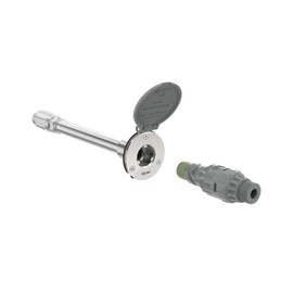 Aquor House Hydrant V1+ Frost Free Outdoor Faucet, Anti Siphon Valve with Quick Connect, Frost Proof Hose Bib Flush Wall Faucet, Slate Gray