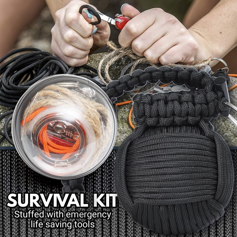 Survival Kit Paracord Grenade The #1 Best 48 Tool Emergency