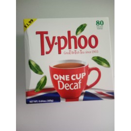 Typhoo One Cup Decaf Tea 80 Bags (3 Pack)